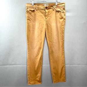 Free People Caramel Brown Crop Pants Size 31 Soft with Stretch